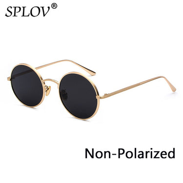 Retro Punk Style Men Sunglasses Women Vintage Round Metal Frame Colorful Lens Sun Glasses AV8R